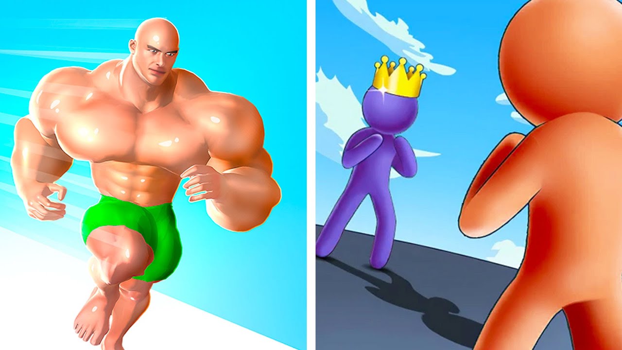 Muscle Rush vs Giant Rush🟥🟩🟨🟧Walkthrough Max Gameplay ED5789