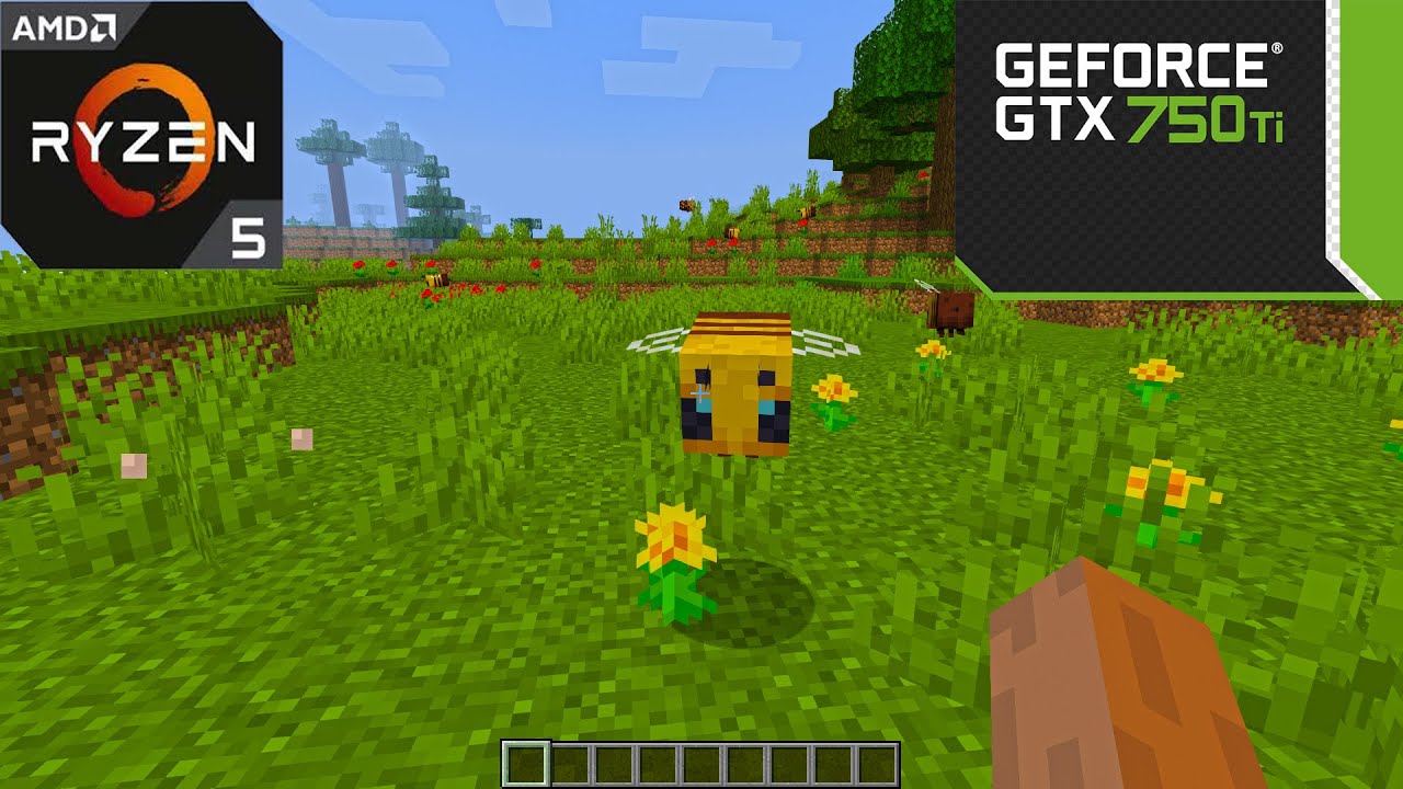 Minecraft : GTX 750 Ti + Ryzen 5 3600