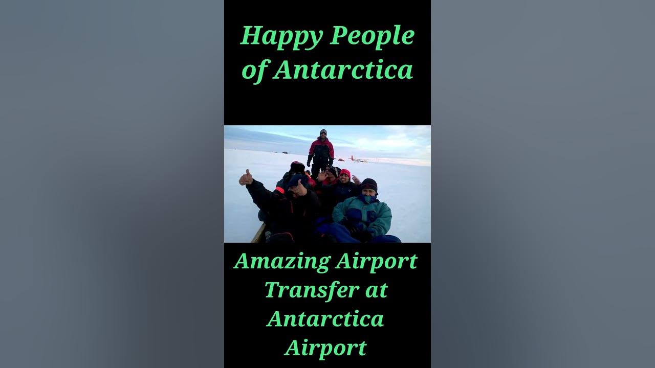 Amazing airport transfer at antarctica airport youtube
