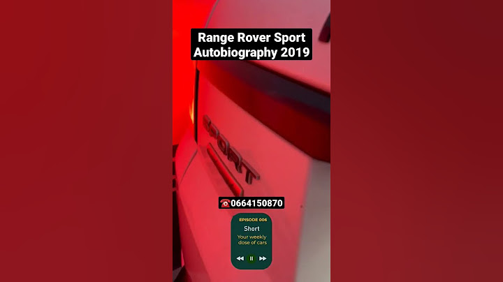 #Range Rover Sport Autobiography 2019 WW Maroc