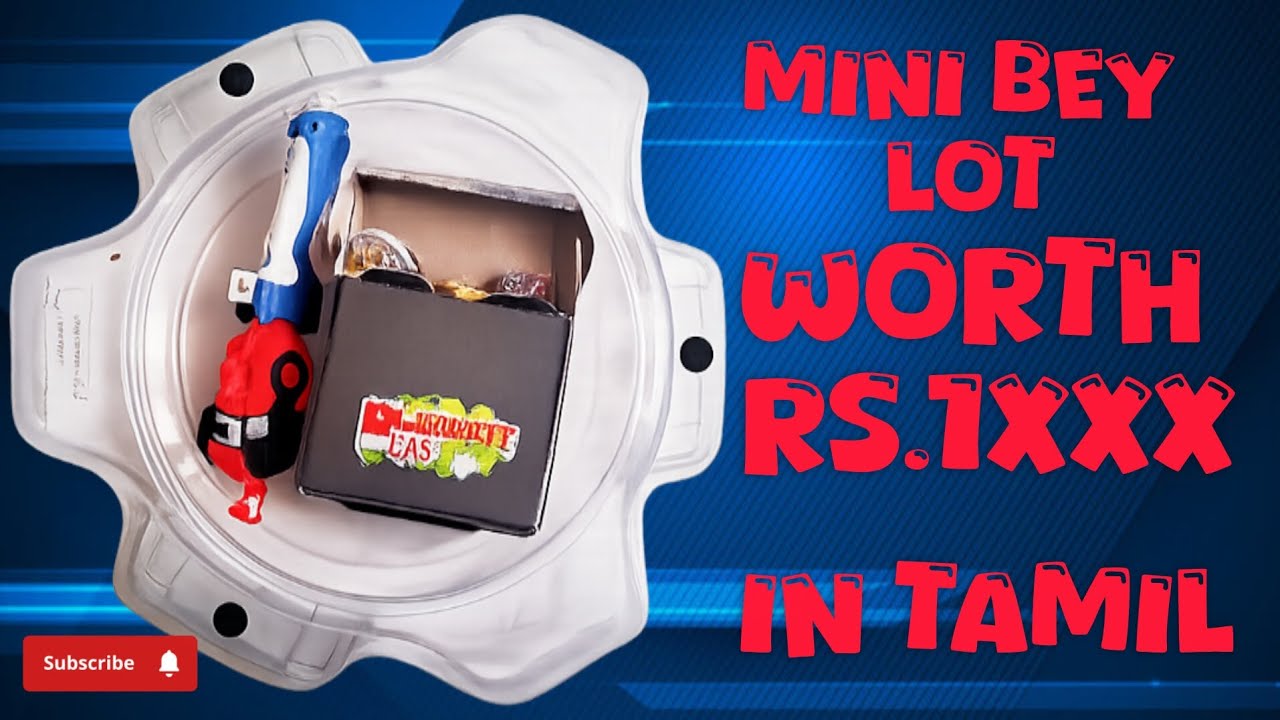 | Beyblade burst mini lot | it's nearly with Rs.1xxx | in tamil |