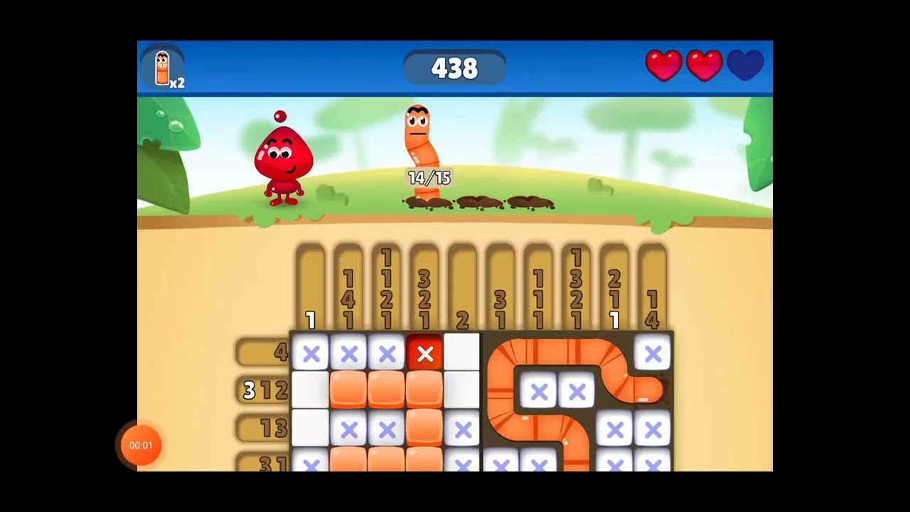 Nono Crossing Level 438 Picture Nonogram - YouTube