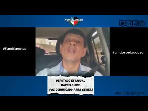 No dia 17/06/21, o Deputado Estadual Marcelo Dino, faz um pronunciamento aos concursados do CBMERJ.