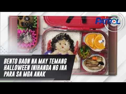 Bento baon na may temang Halloween inihanda ng ina para sa mga anak | TV Patrol