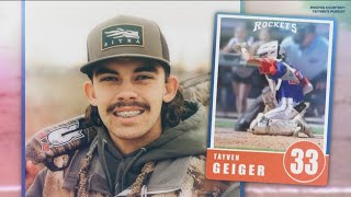Tayven's Pursuit honors life of a high school baseball player Information