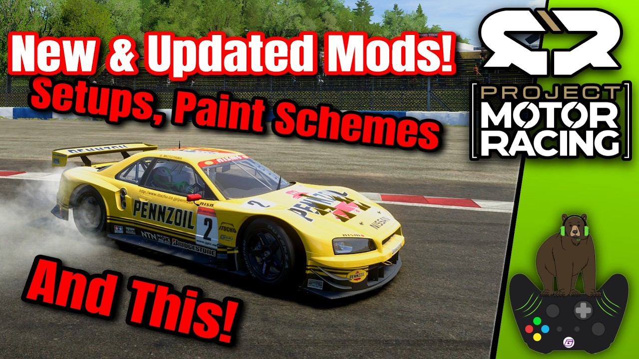 Mod Motor Racing New & Updated Mods for Project Motor Racing: New Setups, Paint Schemes ...