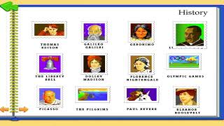 Jumpstart 2nd Grade (1996) ALL Stamps! FULL Stamp Book Collection!