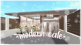 Modern Cafe 18k || BLOXBURG Speedbuild
