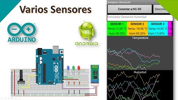 Graficando Múltiples Sensores de Arduino en Android con Bluetooth HC-05