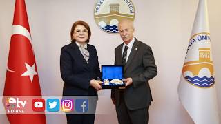 Azerbaycan Eği̇ti̇m Müşavi̇ri̇ Nesi̇bova Trakya Üni̇versi̇tesi̇nde