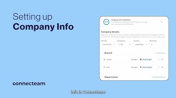 Connecteam | General | Setting up Company Info
