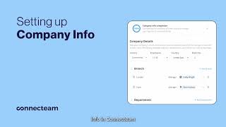 Connecteam | General | Setting up Company Info