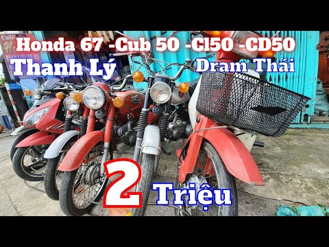 Video Cửa Hàng Bán Xe Cub 50 , Cub 81 , 67 , CL50 , CD50 ,... - youtube