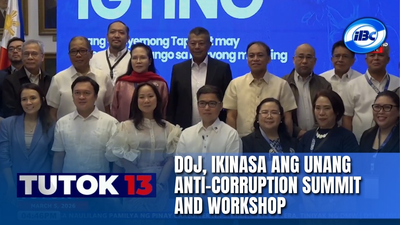 DOJ, ikinasa ang unang anti-corruption summit and workshop | Tutok 13