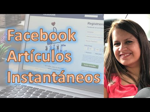 Como Configurar los Artículos Instantaneos para Facebook Video Tutorial