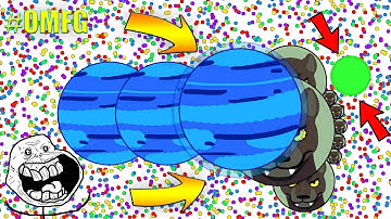 AGAR.IO - MOST BRUTAL POPSPLITS, DOUBLESPLITS & TRICKSPLITS // MEGA CANNONSPLIT!! - DudeVirus