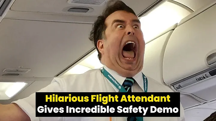 Flight attendant performs funniest safety routine - DayDayNews