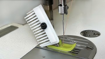 100% useful! A Sewing hacks to improve your sewing machine for just $0 with a comb and razor