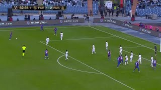 Ansu fati Goal | Barcelona 2-2 Real Madrid (super copa)