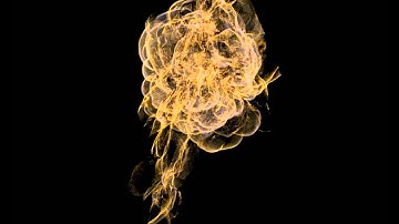 Evolving (very active) galaxy cluster: time evolution of kinetic energy flux