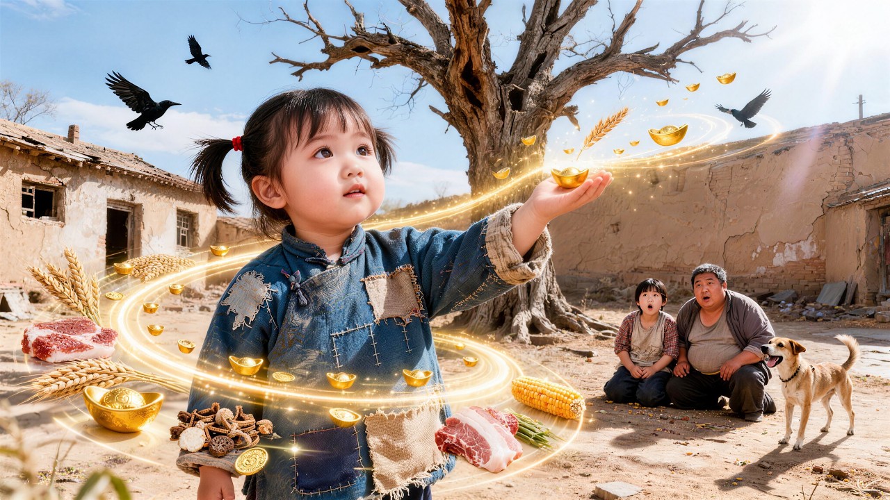 饑荒年奶奶將小女娃趕出去笑稱：省口糧！殊不知是把財神爺丟了！短短三條肥頭大耳的祖孫二人瘦成皮包骨！#短剧全集 #最火短剧推荐 #精彩大陆短剧 #萌宝 #drama