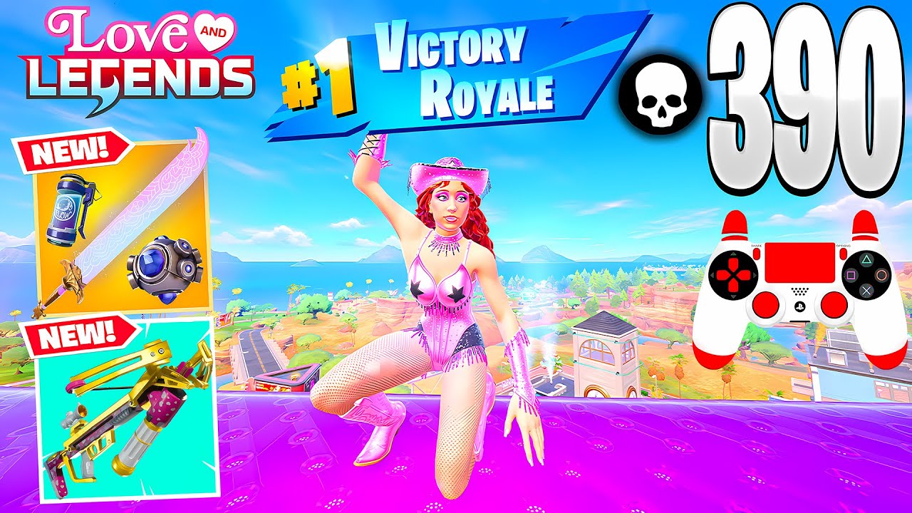 Love & Legends Update! Fortnite Zero Build SQUADS Gameplay | High Eliminations