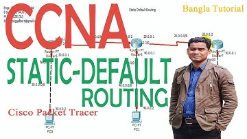 Configure Default Routes in Cisco Packet Tracer (CCNA)|CCNA Default Routing  in Cisco Packet Tracer