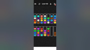 Ball sort color water level 103