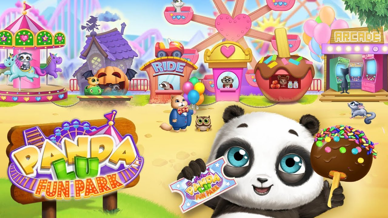 Panda Lu Fun Park MOD APK cover