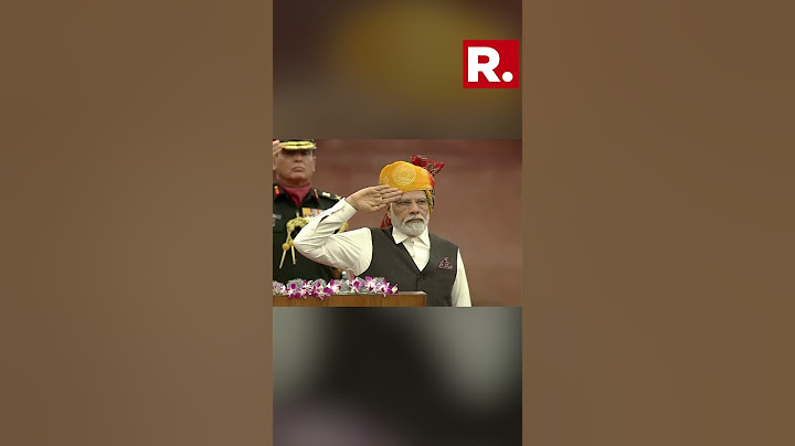 PM Modi Unfurls Indian Flag On Independence Day At Red Fort