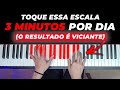 Toque essa escala no teclado 3 minutos por dia o resultado  viciante