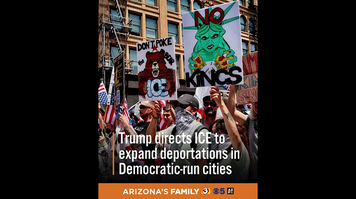 Trump directs ICE to expand deportations in Democratic-run cities  #arizona #phoenix #trump #ice