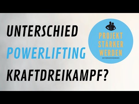 Video: Was Ist Powerlifting?