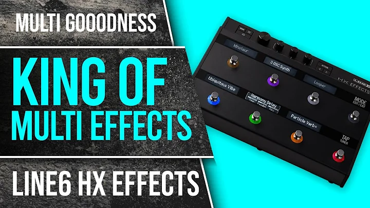 Line 6 HX Effects. The King of Multi Effects. 3 years on review.
