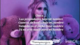 No es tuyo  Malucci (Letra)