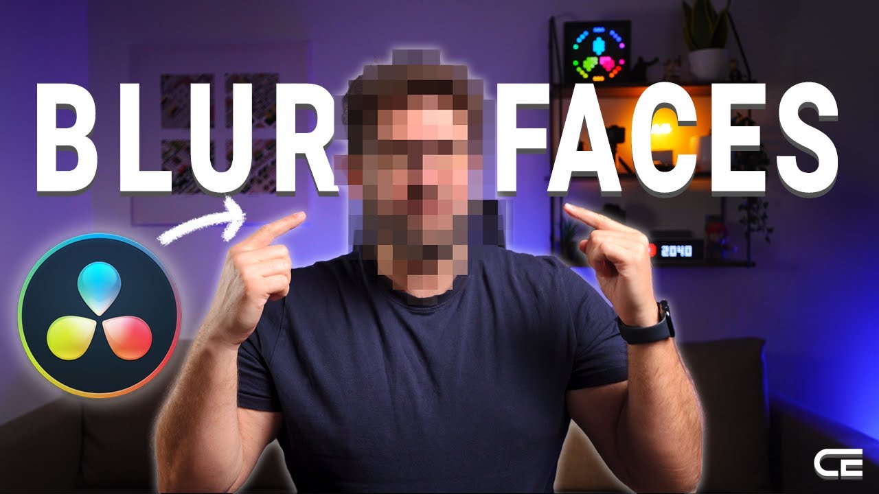DaVinci Resolve 19 - The FASTEST Way to Blur a Moving Face or Object FREE Version