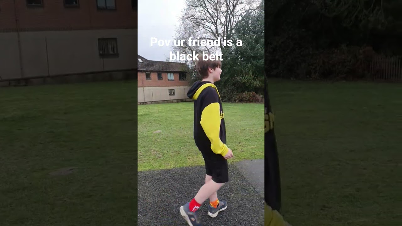 Your friend is a black belt