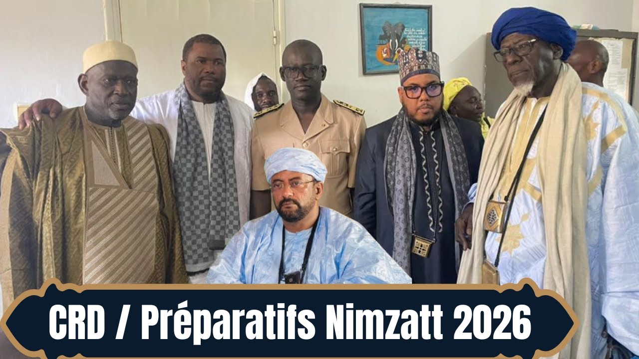 🚨 CRD délégation cheikhna cheikh Abdoul Aziz khalif général des khadres de l”Afrique de l’Ouest