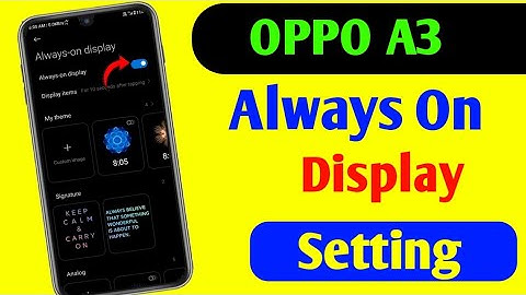 OPPO A3 Me Always On Display kaise On Kare How to Always On Display Setting On Kaise Kare 2025