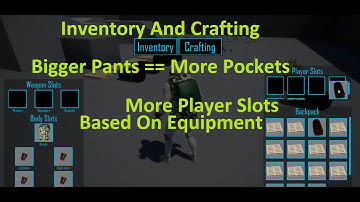 UE4 Inventory And Crafting / Extra slots from equipment