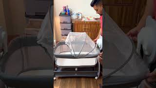 Unboxing  Setting Up The Mee Mee Sweet Love Electric Cradle For Naomi  meemee babygirl