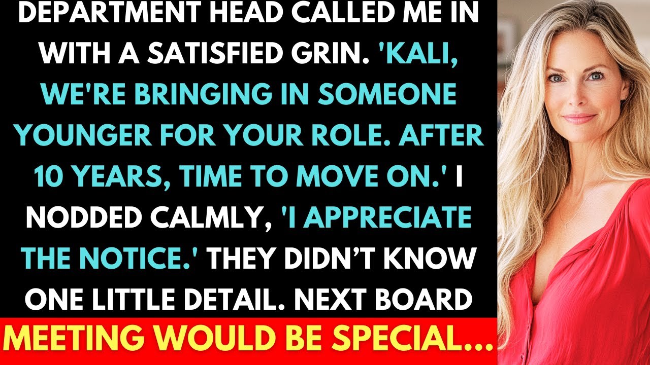 Outline Video Boss Replaced Me With Someone Younger After 10 Years of Loyalty, But Didn't Know One Small Detail...