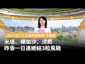 輕颱米塔影響台灣