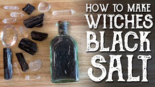 How to Make Black Salt  Protection Magic  Witches Black Salt Recipe, Magical Crafting  Witchcraft