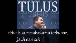 Tulus - Bunga Tidur with lyrics. chords