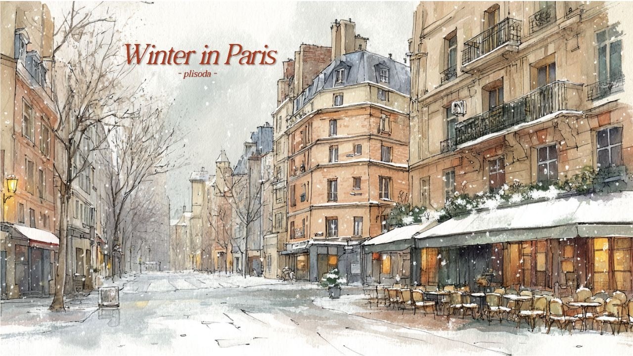 [Playlist] 🎧 Улицы Парижа с ароматом кофе☕ Приятный поп! | CafeLo-fi, Chill Acoust