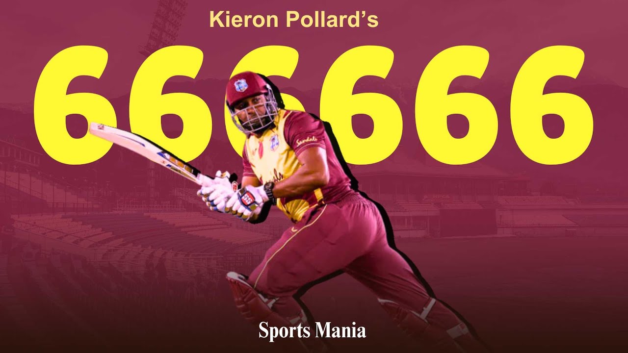 Kieron Pollard's SIX SIXES RECORD SHATTERS West Indies vs Sri Lanka!
