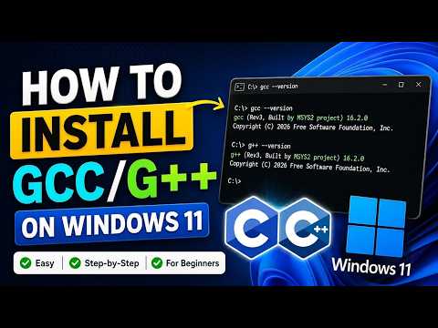 How to Install GCC/G++ on Windows 11 ?
