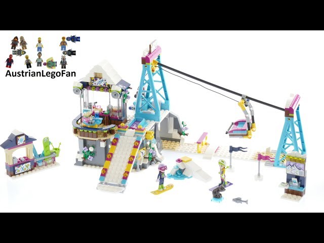 Lego Friends Snow Resort Ski - Lego Speed Build - YouTube