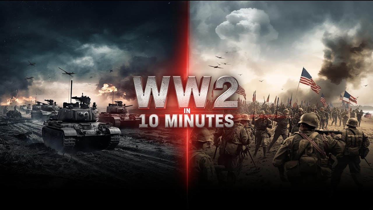 World War 2 in 10 Minutes | Complete Timeline Explained Simply - YouTube